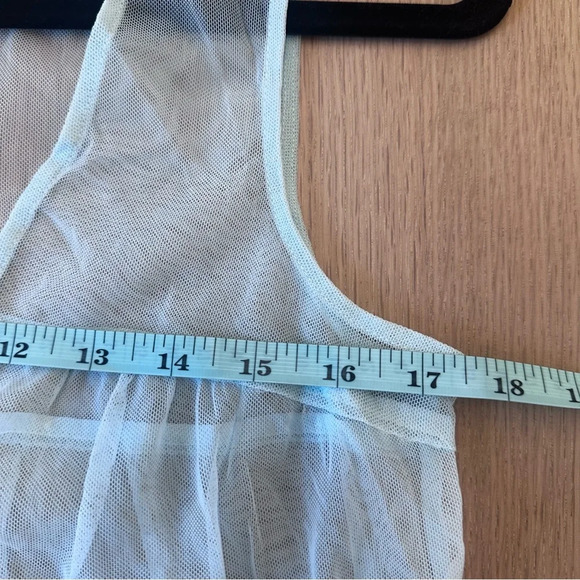 KIMCHI BLUE Boho Hippy Y2k see through  Dress Swimsuit Cover-Up  Size Small 1533 - Picture 10 of 11